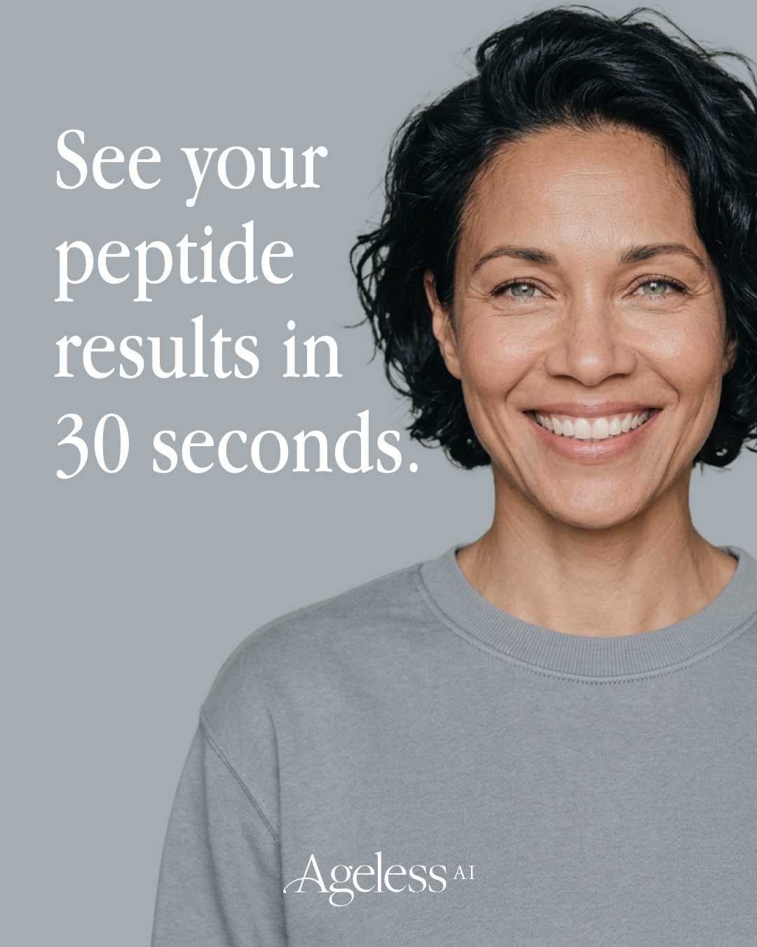 Peptide results AI visualization