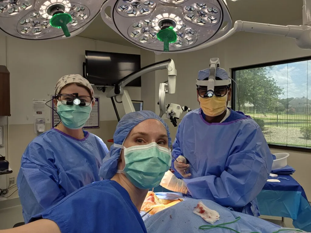 Amanda's surgical and clinical background