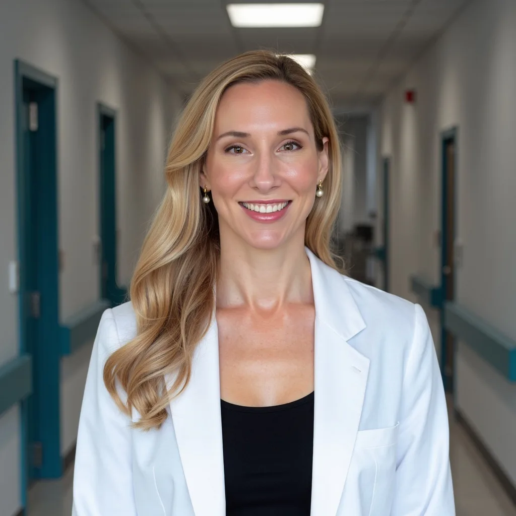 Amanda Curtis, dual board-certified Nurse Practitioner, in the Aura Wellness suite